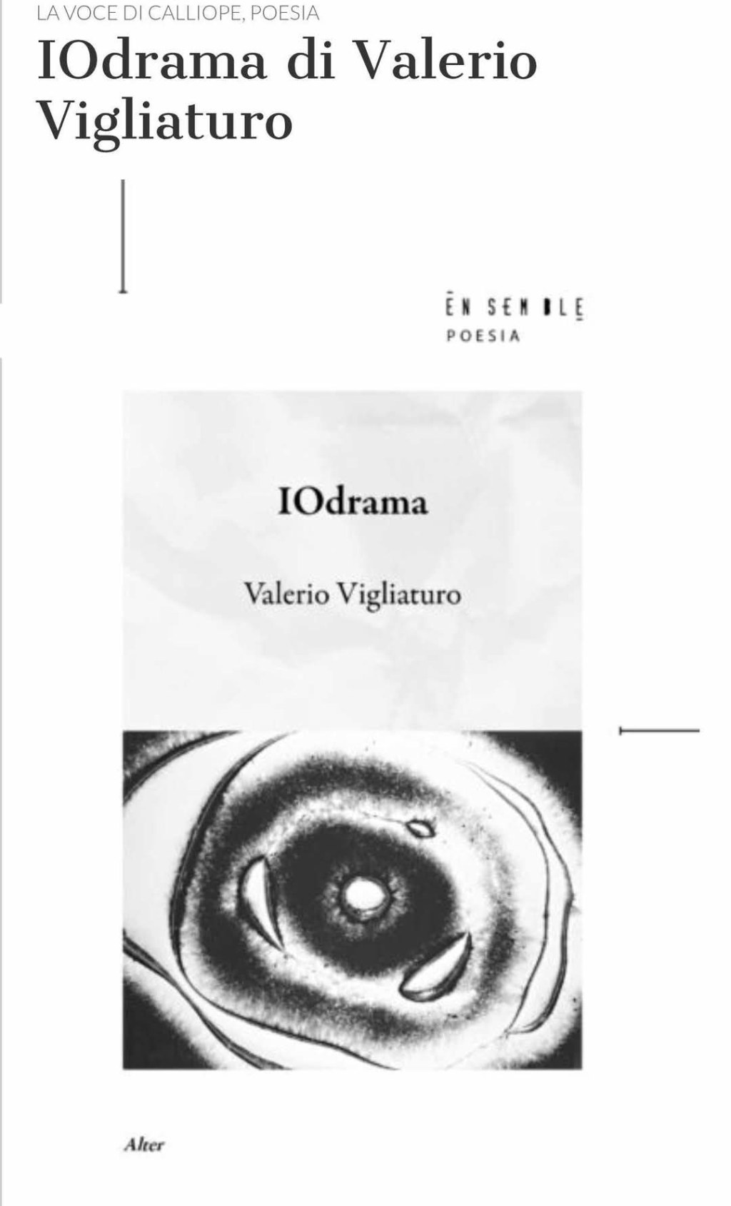 VALERIO VIGLIATURO |&nbsp;IOdrama